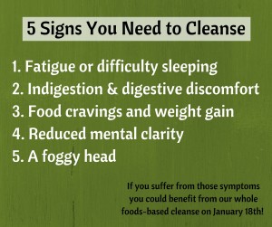 signs you need to cleanse